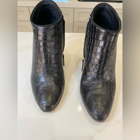 Giuseppe Zanotti Shoes - Giuseppe Zanotti, Black Ankle Bootie, Size 37.5 (Gently Used)